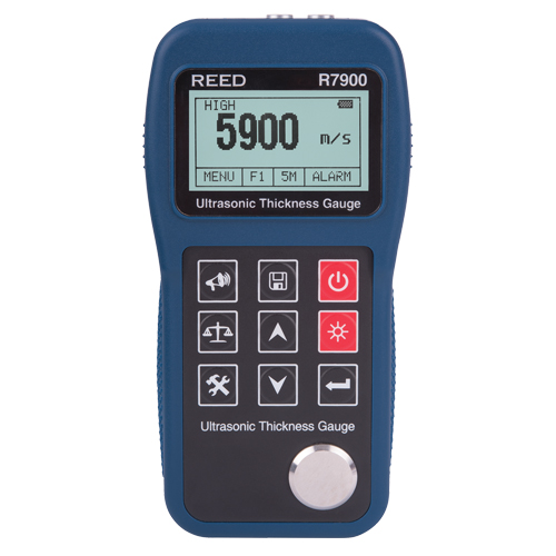 Ultrasonic Thickness Gauge with ISO Certificate, Digital Display, Ultrasound, 0.03" - 15.7" (0.65 mm - 400 mm) Range Par Equipment
