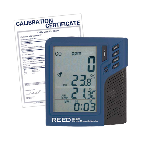 Carbon Monoxide Monitor with Temperature & Humidity (includes ISO Certificate) Par Equipment
