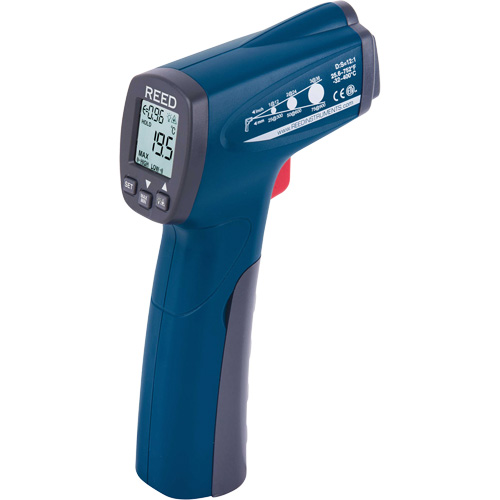 Infrared Thermometer, -25.6°- 752° F ( -32° - 400° C ), 12:1, Adjustable Emmissivity Par Equipment