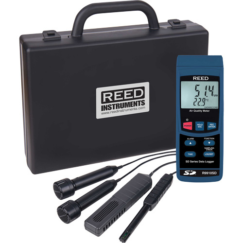 Data Logging Indoor Air Quality Meter Par Equipment