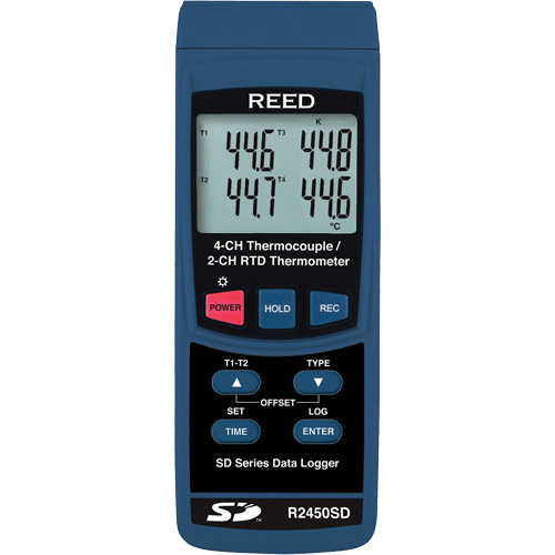 Data Logging Thermocouple Thermometer Par Equipment