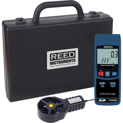 Thermo-Anemometer, Data Logging, 0.4 - 30 m/sec Air Velocity Range Par Equipment