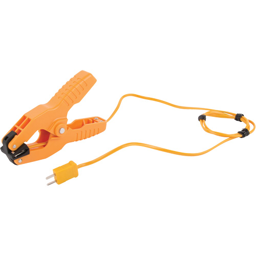 Sonde thermocouple pour collier de serrage de type K avec certificat ISO, 200 °C (392°F) Temp. max. Par Equipment