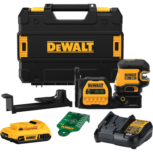 20V MAX* 5 Spot Green Line Laser Kit Par Equipment
