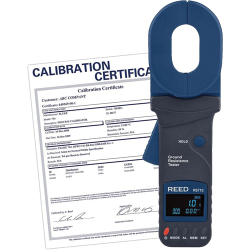 Clamp-On Ground Resistance Tester with ISO Certificate Par Equipment