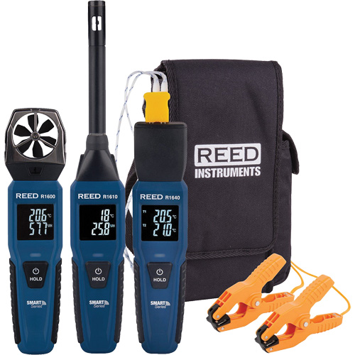 Trousse de CVCA avec enregistreur de donn&eacute;es Bluetooth de s&eacute;rie intelligente R16X0, Contact, Num&eacute;rique Par Equipment