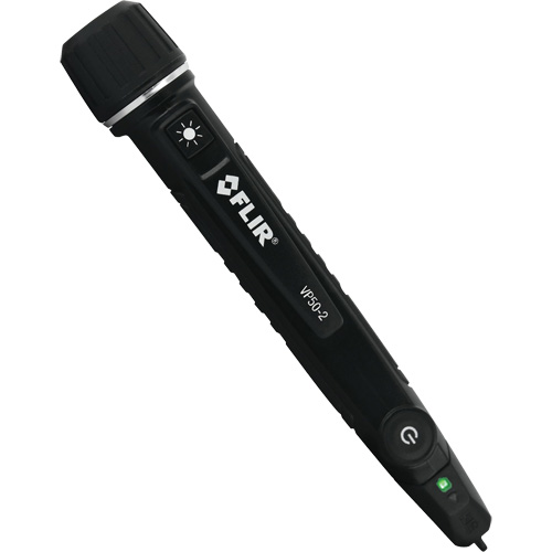 VP50-2 Triple Alarm CAT IV Non-Contact Voltage Detector with Flashlight, 90 VAC - 1000 VAC, Light & Sound Alert Par Equipment