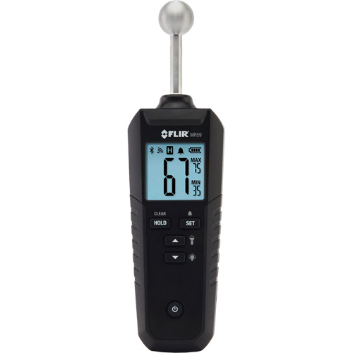 MR59 Ball Probe Moisture Meter with Bluetooth&reg;, 0 - 100% Moisture Range Par Equipment