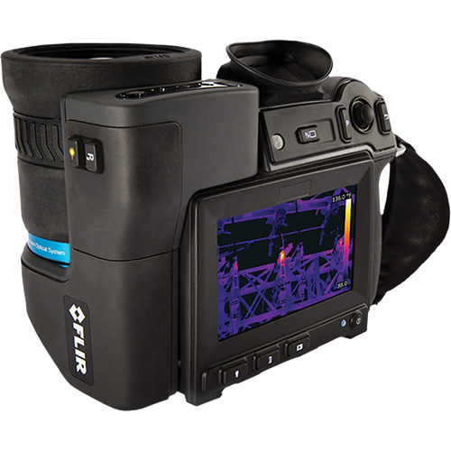 T1010 HD Thermal Imaging Camera with 28° Lens, 800 x 480 pixels, -40° - 650°C (-40° - 1202°F), 25 mK Par Equipment