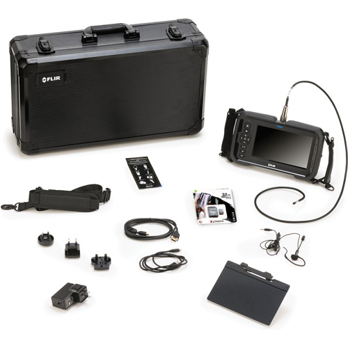 General Purpose Videoscope Kit with 5.5 mm × 1 m Long Camera Probe, 7" Display, 1024 x 600 pixels Par Equipment