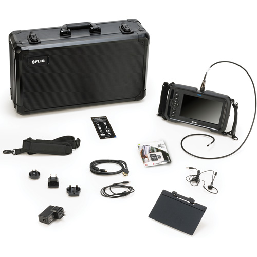 Videoscope Kit with HD 5.5 mm × 1 m Long Camera Probe, 7" Display, 1024 x 600 pixels Par Equipment