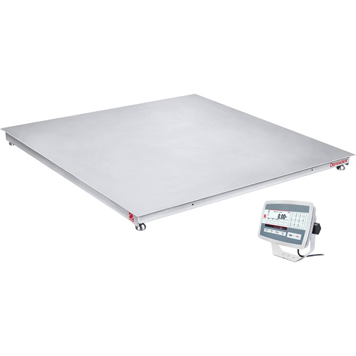 Balance de plancher lavable DEFENDER 5000, Capacit&eacute; de 2500 lb, 48" la x 48" lo Par Equipment