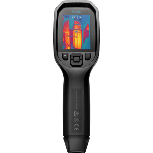 TG298 30:1 High Temperature Spot IR Thermal Imaging Camera with Bullseye Laser, 320 x 240 pixels, -25° - 1080°C (-130° - 1976°F), <70 mK Par Equipment