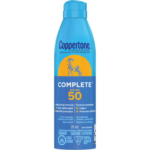 &eacute;cran solaire r&eacute;sistant &agrave; l'eau Sport, FPS 50, A&eacute;rosol Par Equipment