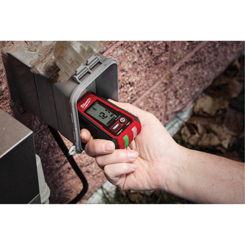 Voltage Detector with LED & GFCI Receptacle Tester Kit, 50 V - 1000 V, Display & Sound Alert Par Equipment
