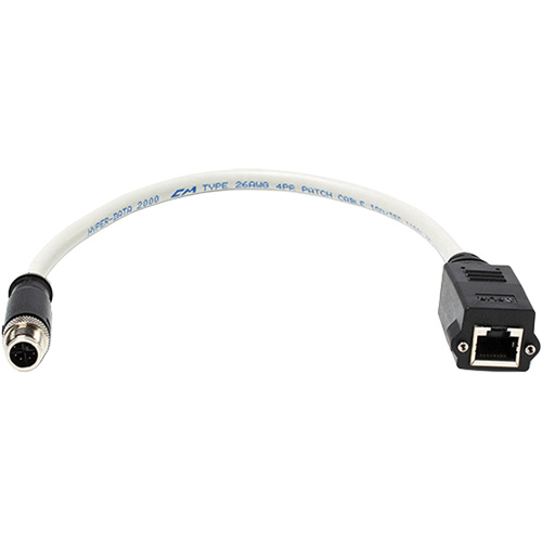 Ethernet Cable M12 to RJ45F Par Equipment
