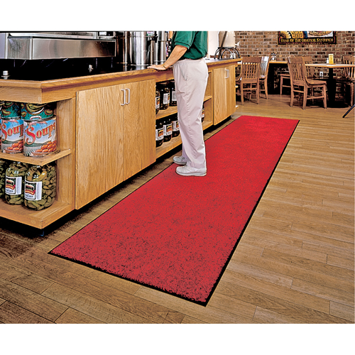 Tapis ColorStar, Essuie-pieds, 3' x 5' x 3/8", Rouge/noir Par Equipment