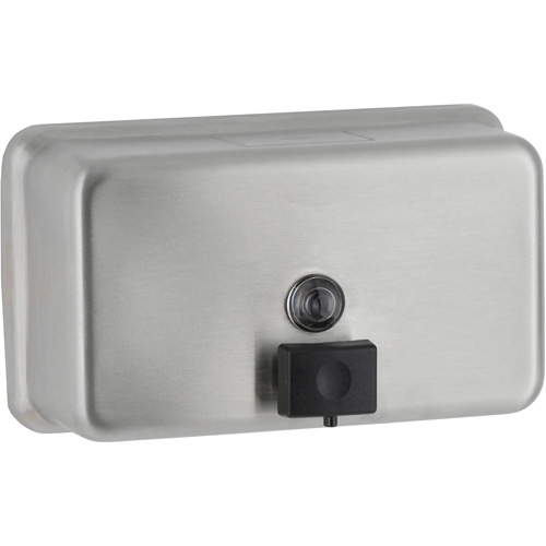 Distributeur de savon horizontal pour montage en surface, &agrave; pression, Capacit&eacute; de 1200 ml Par Equipment