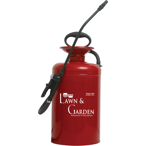 Vaporisateur tri-poxy s&eacute;rie pelouse & jardin, 2 gal. (7,6 L), Acier, Lance de 12" Par Equipment