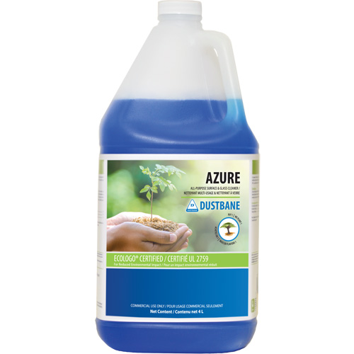 Azure Window & Glass Cleaners, 4 L, Jug Par Equipment