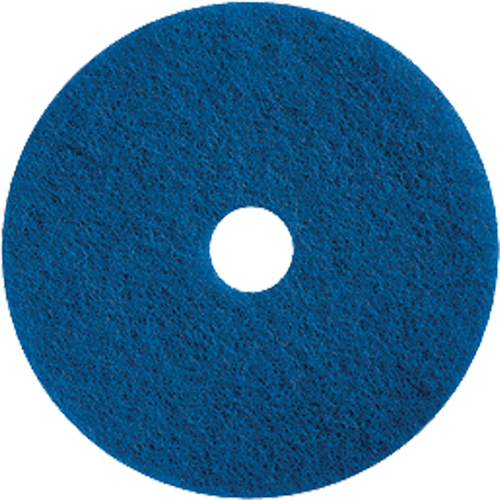 Floor Maintenance Pads, 15", Cleaning/Scrubbing, Blue Par Equipment