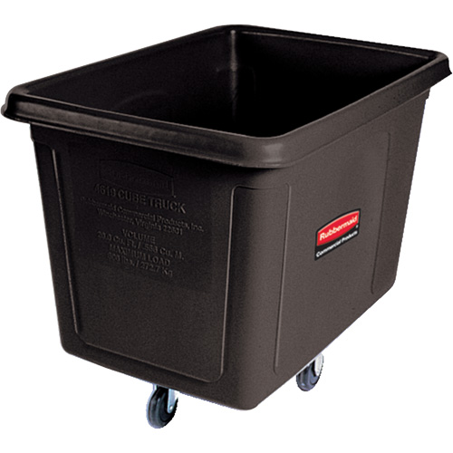 Bulk Cube Truck, Polyethylene, 48" L x 34-1/16" W x 36-1/2" H, 20 cu.ft. Volume, 600 lbs. Capacity Par Equipment