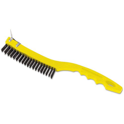 Brosses &agrave; manche long, Acier, 3 x 19 rangs de fils, Longueur 14" Par Equipment