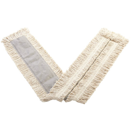 Castaway Dust Mop, Slip On Style, Cotton/Yarn, 60" L x 5" W Par Equipment