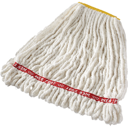 Web Foot&reg; Shrinkless Wet Mop, Antimicrobial, Yarn, 29 oz., Loop Style Par Equipment