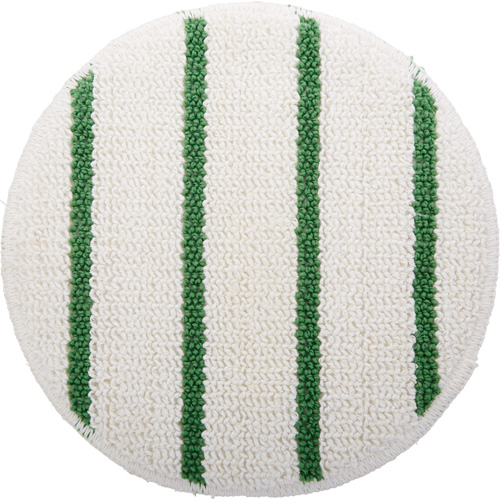 Floor Machine Pad, 19", Cleaning, White Par Equipment