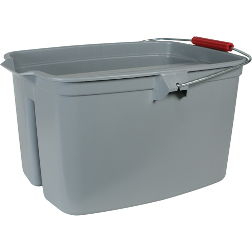 Double Utility Pail, 5 US Gal. (20 qt.) Capacity, Grey Par Equipment