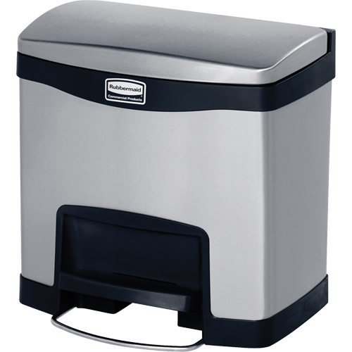 Slim Jim&reg; Waste Container, Stainless Steel, 4 US gal. Capacity Par Equipment