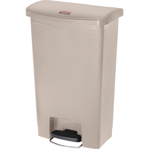 Contenant &agrave; d&eacute;chets Slim Jim , R&eacute;sine, Capacit&eacute; 13 gal. US Par Equipment
