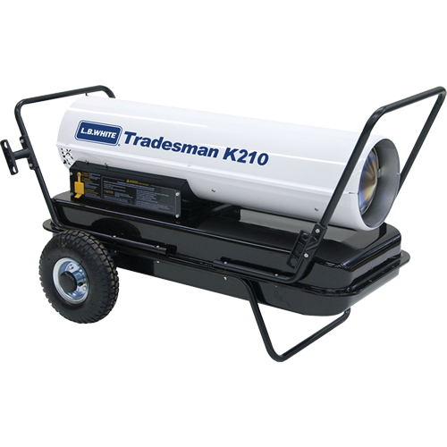 Tradesman&reg; Forced Air Heater, Fan, Kerosene, 210,000 BTU/H Par Equipment