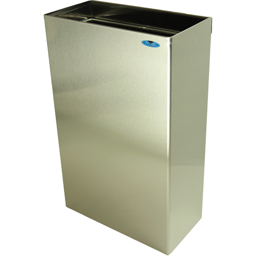 Contenants &agrave; d&eacute;chets muraux, Acier inoxydable, 11 gal. US Par Equipment