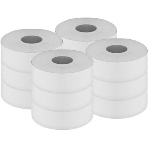 Pro Select Toilet Paper, Jumbo Roll, 2 Ply, 500' Length, White Par Equipment