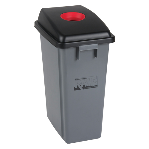 Recycling & Garbage Bin with Classification Lid, Plastic, 16 US gal. Par Equipment