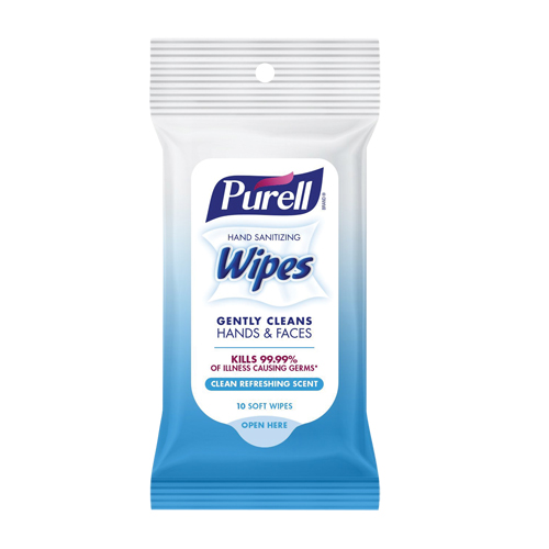 Lingettes antiseptiques pour les mains, Pochette Par Equipment