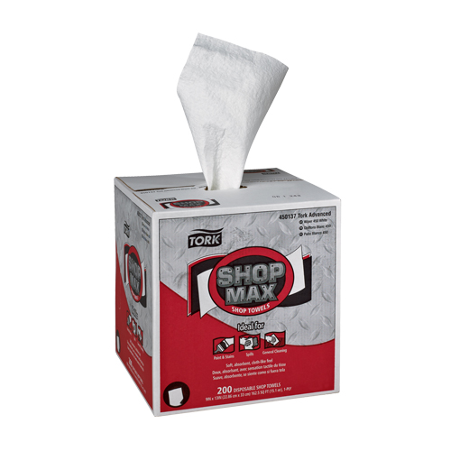 Chiffons pour atelier Advanced ShopMax, Tout usage, 13" lo x 9" la Par Equipment