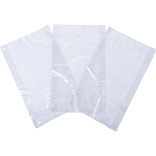 Sacs en poly, Dessus ouvert, 8" x 3-1/2", 1 mil Par Equipment
