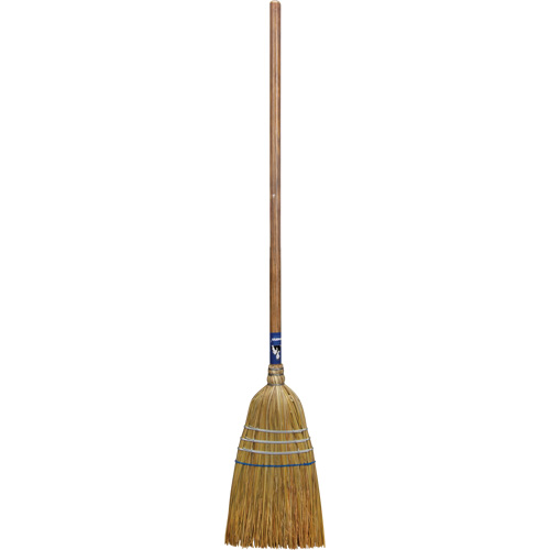 Industrial Corn Broom, 3-String, Wood Handle Par Equipment