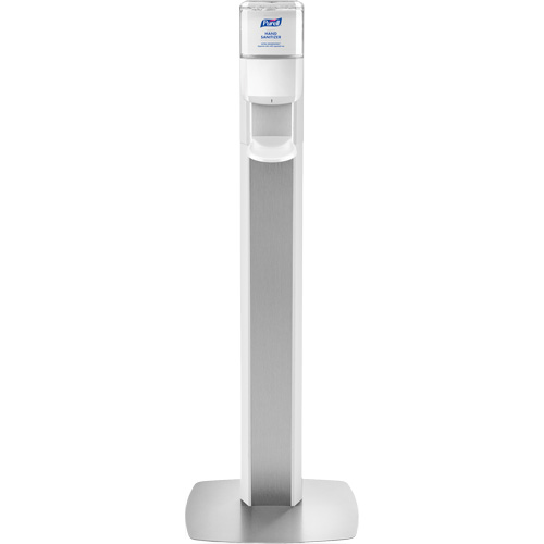 Messenger ES8 Silver Panel Floor Stand with Dispenser Par Equipment