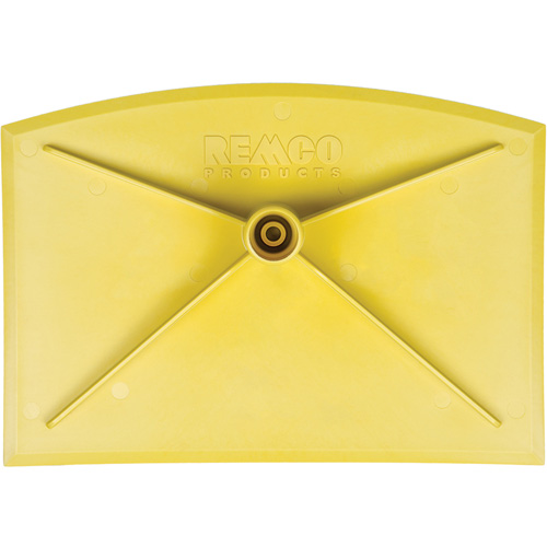 Grattoir hygi&eacute;nique de qualit&eacute; alimentaire, Jaune, 8" la x 11-1/4" lo Par Equipment