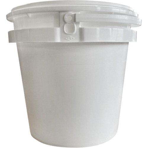 Seau avec couvercle, Plastique, 2,3 gal. Par Equipment