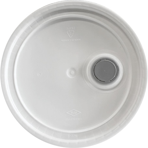 Seau avec couvercle, Plastique, 5,25 gal. Par Equipment