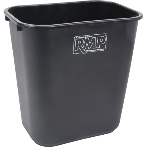 Deskside Wastebasket, 28 Quarts, Polyethylene Par Equipment