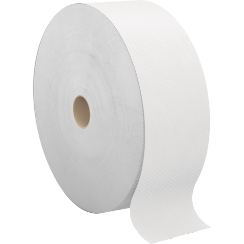 Pro Perform Toilet Paper, Jumbo Roll, 2 Ply, 1250' Length, White Par Equipment