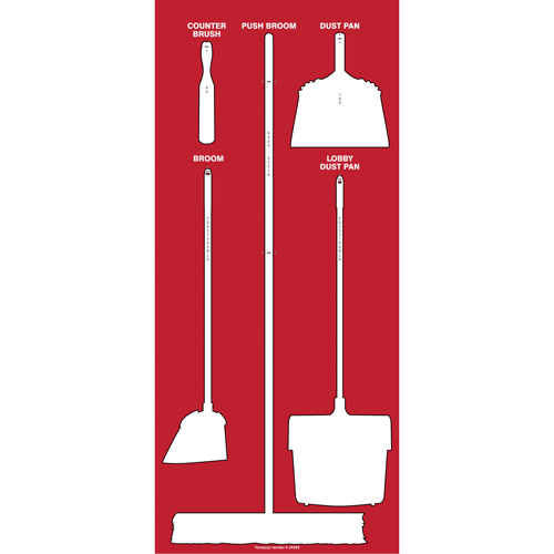 Ultra Aluma-Lite Dry Shadow Board (English Only) Par Equipment