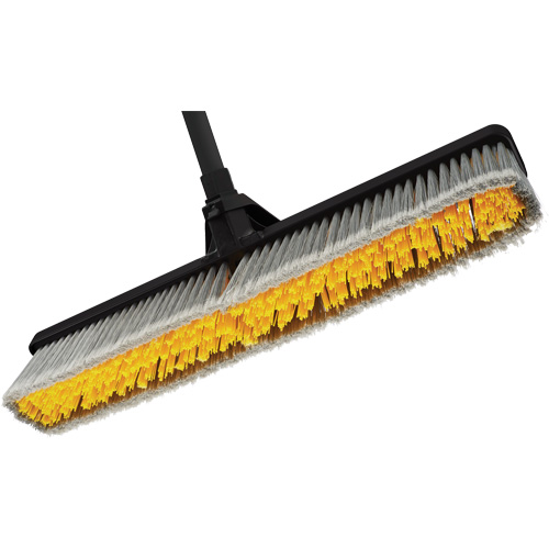 Multi-Surface Push Broom, 24", Medium, Polypropylene Bristles Par Equipment