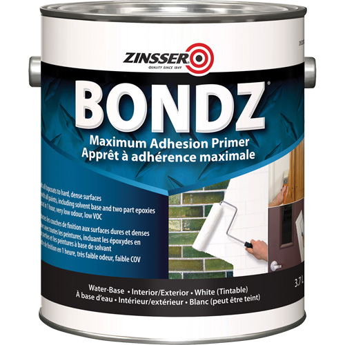 Appr&ecirc;t &agrave; adh&eacute;rence maximale Bondz, 3,78 L, Gallon, Blanc Par Equipment